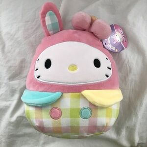 NWT 8" Easter Bunny Hello Kitty Squishmallow
